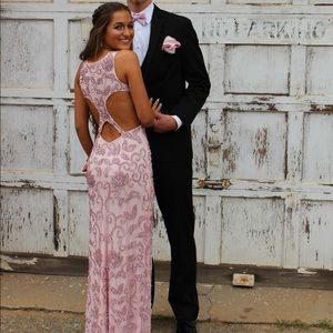 Lush pink prom dress! Only worn once!